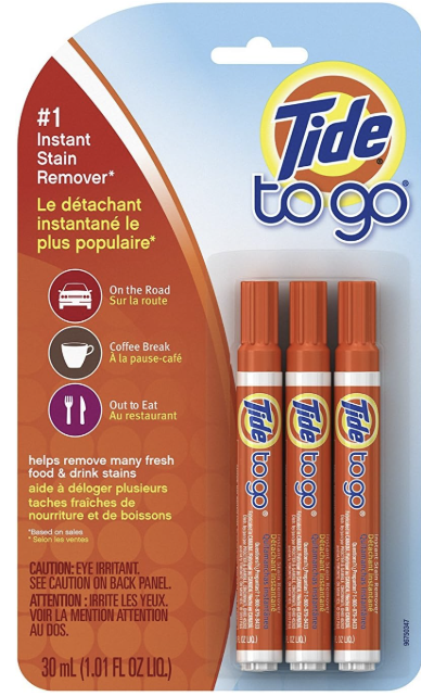 Tide to Go Instant Stain Remover 0.33 oz (Pack of 3)