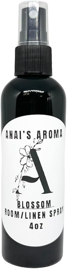 ANAI'S Aroma Blossom Highly Scented Room & Linen Mist, Home Fragrance, Fabric Deodorizer Bold Scent, Odor Eliminator, Air Freshener, Refresh Fabric, Car, Restroom, Bedding, Travel Size 4oz