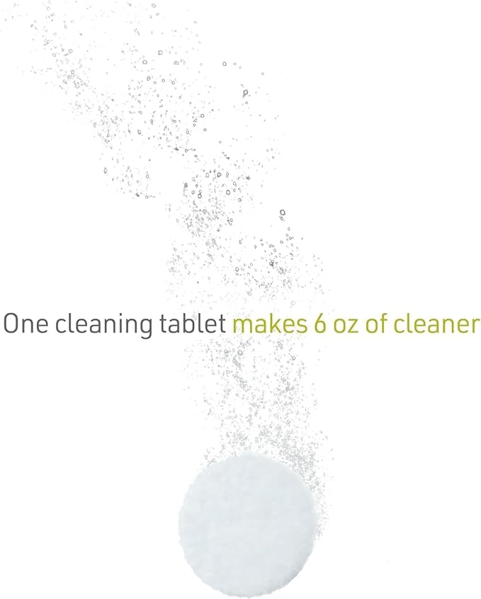 simplehuman Multi-Surface Cleaning Tablets, Eco-Friendly, Safe Around Kids & Pets, Citrus Grapefruit Scent, 12 Pack Tablets (Makes 72 oz of Spray Cleaner)