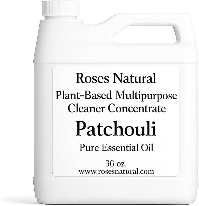 Multipurpose Cleaner Concentrate, 36 oz | Plant-Based, Non-Toxic, Biodegradable | Streak-Free Cleaning for Kitchen, Bathroom, Glass & Floors (Patchouli)