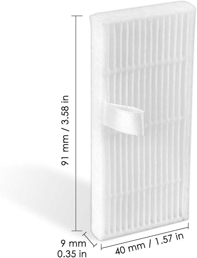 (10 Pack) C20 Omni Replacement HEPA Filters Compatible With Eufy C20 Omni Robotic Vacuum Cleaner, Replacement Parts Filters, Omni C20 Filter Accessories, Upright Filter, Canister Filter