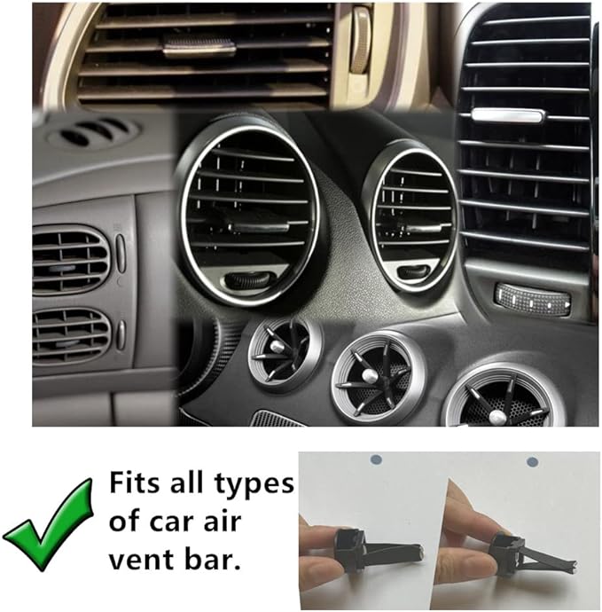 Funny Fox Car Air Vent Decoration and Clip with Air Freshener Natural Scent Tablet and Refill, Car Aromatherapy Accessories and Interior Decoration