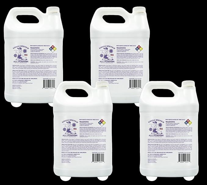 UNCLE STEVE'S® All-purpose Cleaner - Made in the USA - Pet & Kid Friendly - Eco-Friendly - Non-Toxic (4, 1 Gallon)
