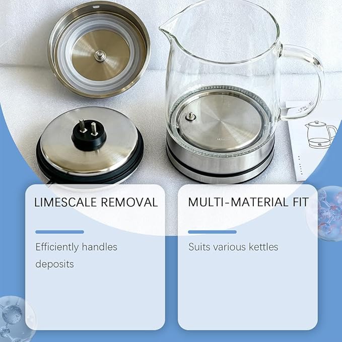 Kettle Descaler Tablet,12/36 Packs Powerful Limescale Removal,Efficient Water Bottle Cleaner Removes Hard Water Buildup,Limescale Remover Tablet For Kettles, Coffee Machines, Shower Heads (1pcs)