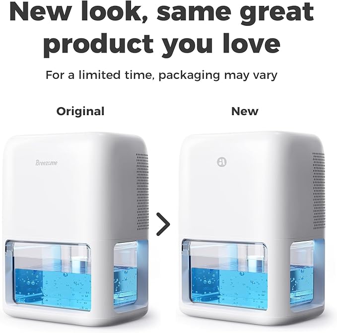 60 OZ Dehumidifiers for Home, Dual-Semiconductor Quiet Dehumidifier with Timer Sleep Mode Auto-Off 7 Colors Light Portable Small Dehumidifiers for Bathroom, Cloakroom, RV