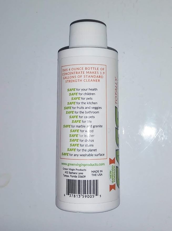 SAFE Super Concentrated, Totally Non-Toxic, All Purpose Cleaner (4 Ounce)