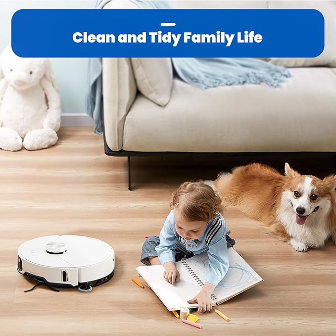 30 Pack Accessories Set for Roborock S8 Max/MaxV Ultra Robot Vacuum, 1 Pair Main Brushes, 2 Self-Cleaning Brush, 6 Side Brushes, 4 Filters, 4 Round Mop Pads, 4 Long Mop Pads, 6 Dust Bags, 2 Tools