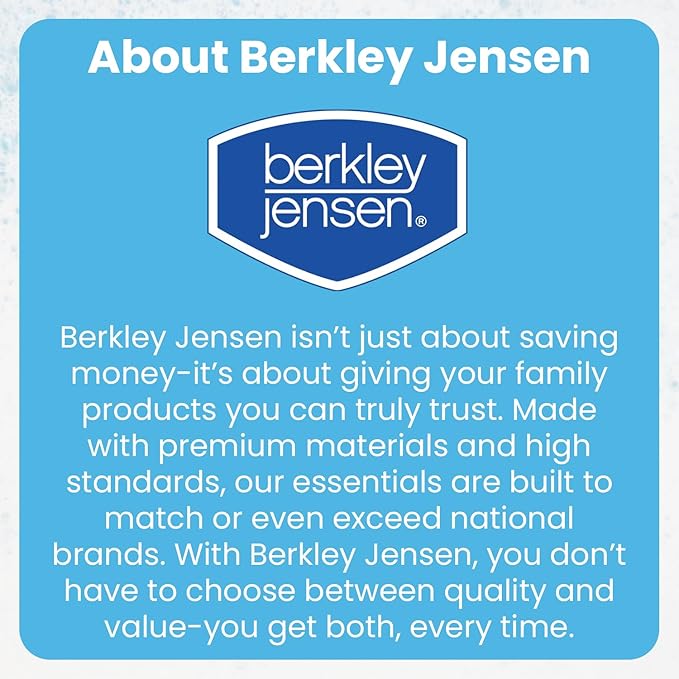 Berkley Jensen Ultra 4-in-1 Dishwasher Detergent Pacs, 92 Count Tub (Pack of 1) - Powerful Degreasing Dishwasher Pods with Fresh Clean Scent - Fights 24-Hour Baked-on Food - Fits Most Dishwashers