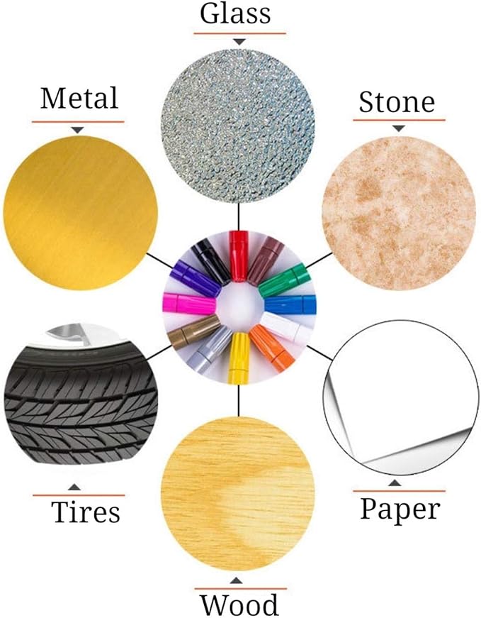 3Pcs Tile Marker Repair Wall Pen White Grout Marker Odorless Non Toxic for Tiles Floor and Tyre Suitable Car Painting Mark Pen
