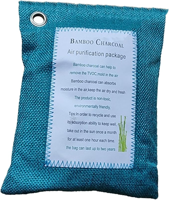 Boxing Gloves Bag Charcoal Air -air Cleaning Smell Absorber for Office, 200g Green