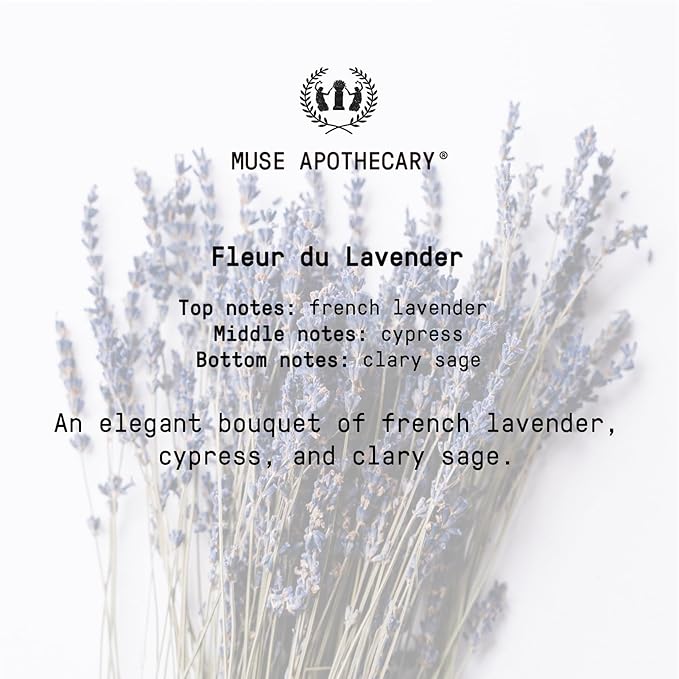 Muse Apothecary Pillow Ritual - Aromatic, Calming and Relaxing Pillow Mist, Linen and Fabric Spray - Infused with Natural Aromatherapy Essential Oils - 4 oz, Fleur du Lavender, 2 Pack