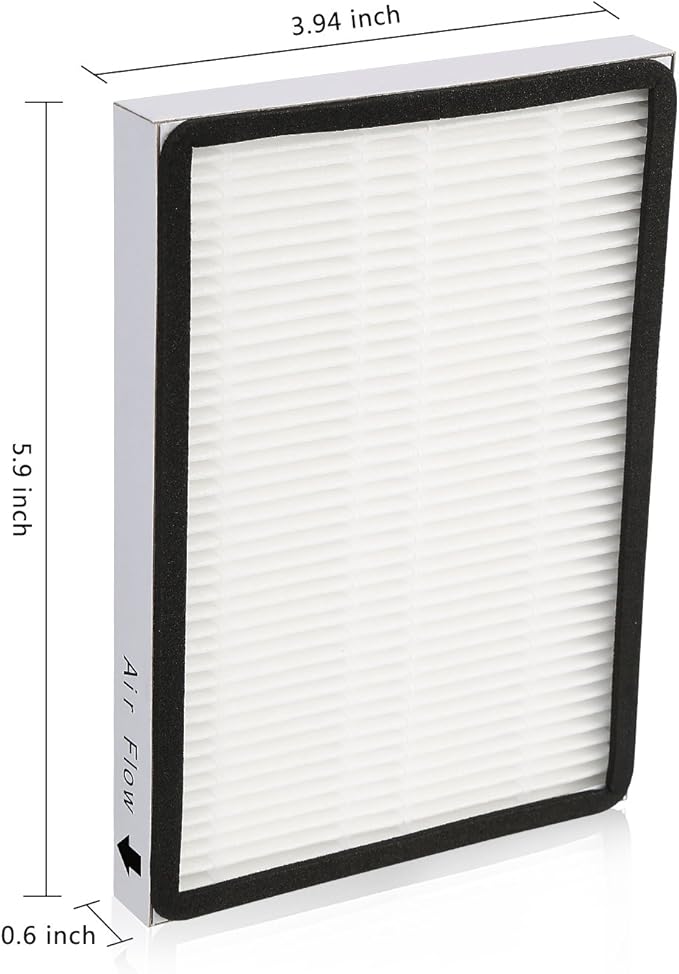 6-Pack 86889 HEPA Filters for Sears Kenmore EF-1 Vacuums & Panasonic Uprights Vacuums