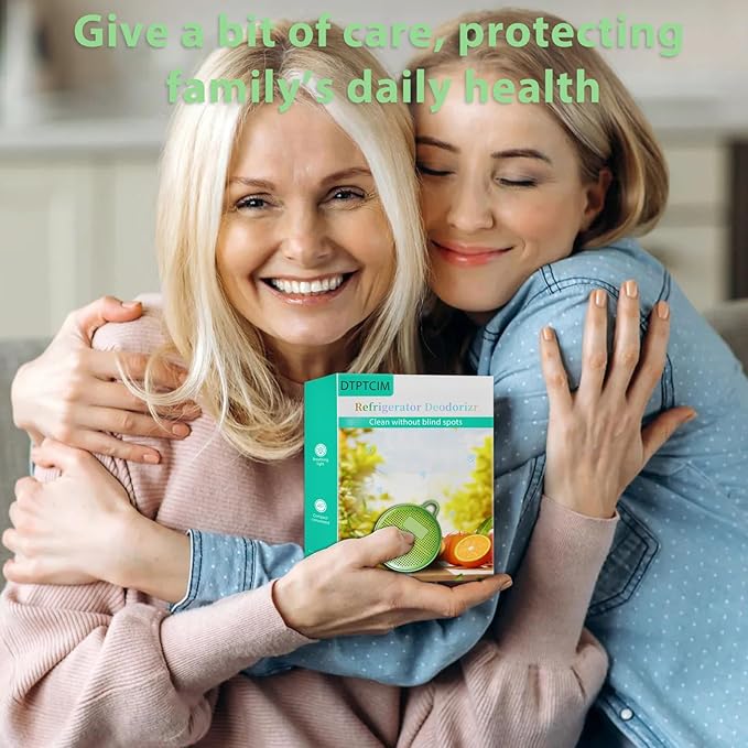 Refrigerator Deodorizer Odor Eliminator, Last for 10 Yeas Fridge Deodorizer Compact Fridge Freshener Deodorizer More Effective Than Baking Soda Bamboo Air Purifying Bags, Green