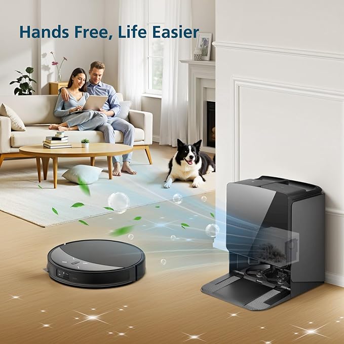 Saros 10R Accessories for Roborock Saros 10R / Qrevo CurvX Robot Vacuum, Replacement Parts with 4 Dust Bags, 4 Mop Pads, 4 HEPA Filters, 6 Side Brushes, Dual Zero-Tangling Main Brush