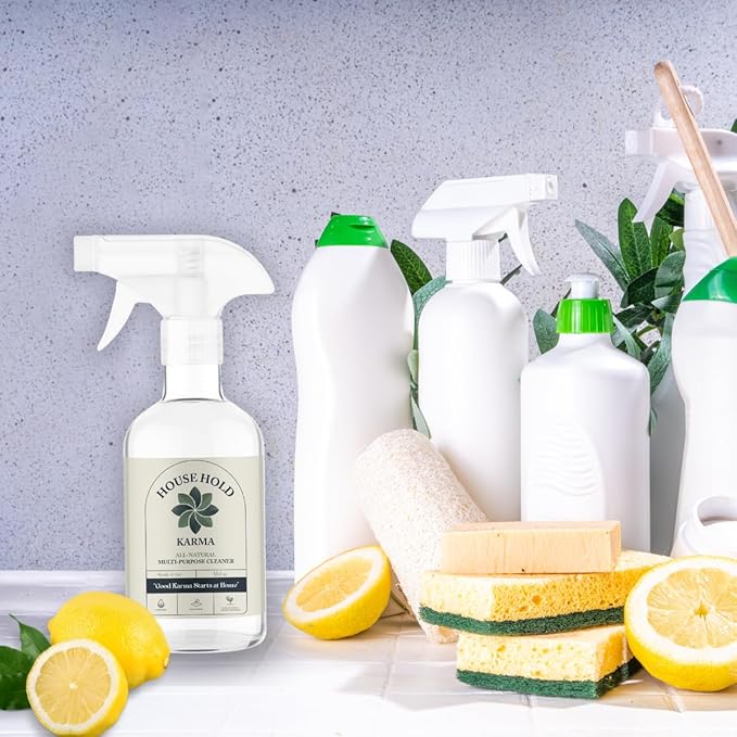 Multi-Purpose Cleaner, Plant-Based, Gentle & Unscented - Effective Natural Cleaning Solution, 16 fl oz