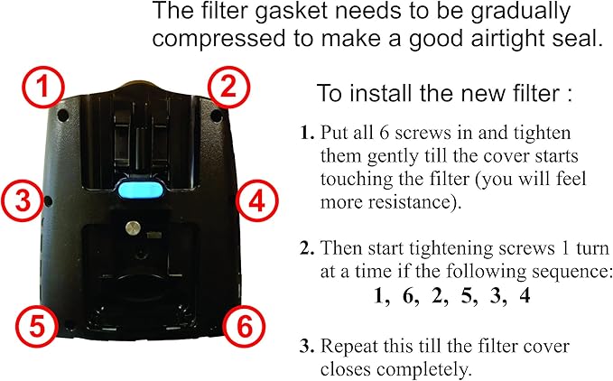 GoodVac Replacement Filter made to fit Rainbow SRX Vacuum Cleaners Replaces OEM T1011