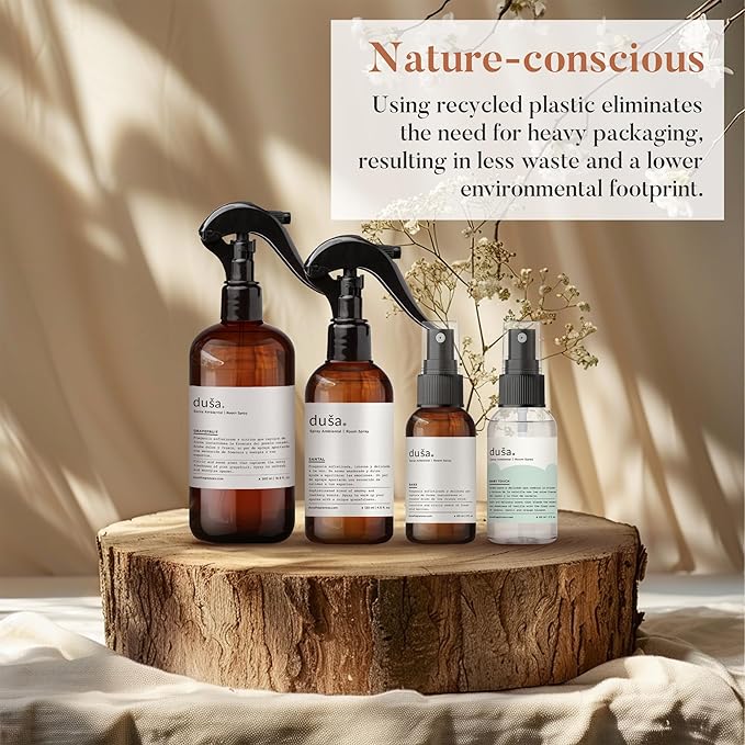 Dusa Baies Room Spray - 16.9 fl oz - Ultimate Home Fragrance, Bed Room Essentials & Soothing Fabric - Natural Air Freshener & Linen Mist for Home - Eco-Friendly Odor Eliminator w/Aromatherapy