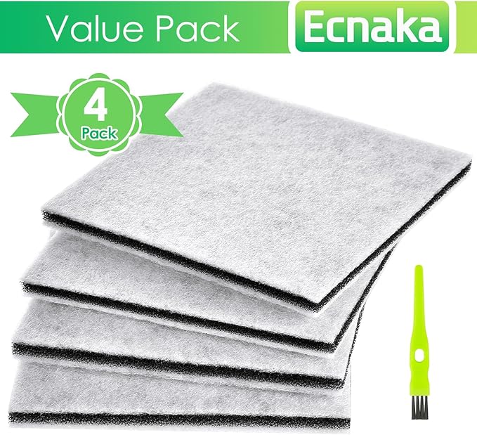 4 Pack CF-1 HEPA Filters for Kenmore 81002,20-81002,86880,86883,20-86883,2086883, 8175084 Canister Vacuum Cleaners,CF-1 Foam Filters for Kenmore Sears Progressive & Whispertone, for Panasonic Models