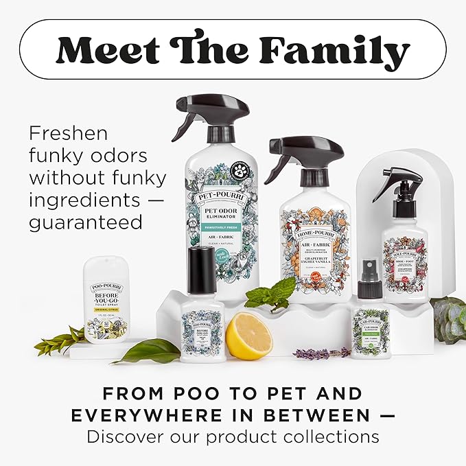 Poo-Pourri Before-You-Go 2-in-1 Toilet Potty Pods, Original Citrus, Bathroom Odor Deodorizer and Toilet Cleaner with Essential Oils, Lemon, Bergamot and Lemongrass Scent, 20 Count (Pack of 6)