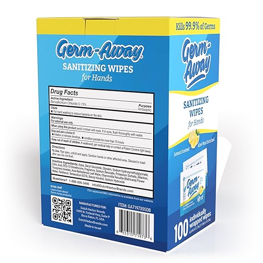 Restaurant Bundle - Get 400ct Wipex Table Bussers Natural Table Wipes and 100ct Individually Wrapped Hand Wipes