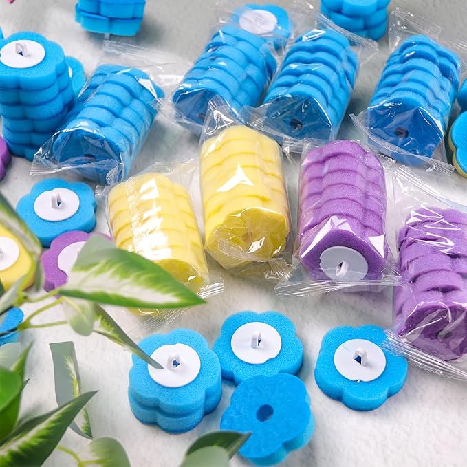72 PCS Disposable Toilet Brush Refills Pads