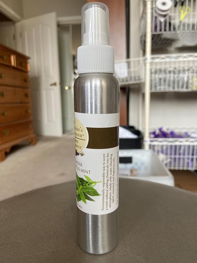 Victoria's Lavender Room Fragrance Spray - Natural Air Freshener & Odor Eliminator, Luxury Essential Oil for Home & Bathroom, Aromatherapy, Ideal Holiday Gift, Lavender Eucalyptus Mint - 2 Pack, 4 oz
