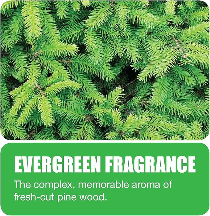 Big D Industries Non-para Toilet Bowl Block, Lasts 30 Days, Evergreen Scent, White, 12/Box
