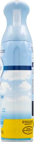 Febreze Air Mist Air Freshener Spray, Odor-Fighting Room Spray, Air Fresheners for Home and Bathroom and Kitchen, Aerosol Can, Linen & Sky Scent, 8.8oz (Pack of 2)