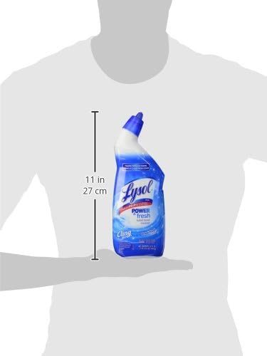 Lysol Clean & Fresh Toilet Bowl Cleaner, Ocean Fresh, 24 oz (Pack of 4)