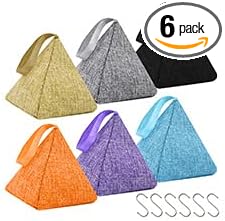 Charcoal Air Purifying Bags 6 Pack×200g Bamboo Charcoal Bags Odor Absorber, for Car Air Fresheners, Odor Eliminator for Home，Shoe Deodorizer - Colorful-Activated Charcoal Odor Absorbers