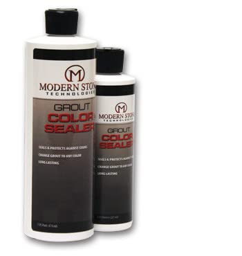 Modern Stone Grout Stain Color Seal - C-Cure Colors - 8oz (Ocean Blue #86)