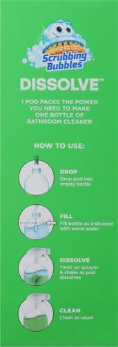 SCRUBBING BUBBLES BATH DISSOLVE PODS SATRTER KIT 1+1 0.28FLOZ