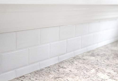 White Caulk Marker: Waterproof Silicone Colorant Paint, Stain Remover, Sink, Kitchen, Shower, Bathroom Tile - White, Wide 15mm Tip