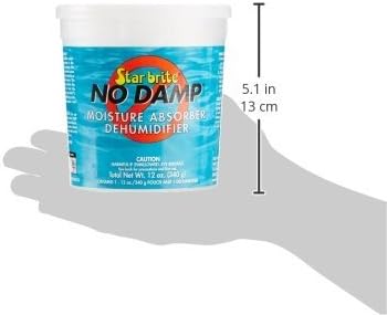 STAR BRITE No Damp Moisture Absorber & Dehumidifier - Simple, Portable, Humidity Control for Boats, RVs, Seasonal Homes & More - Prevent Musty Odor & Moisture Damage