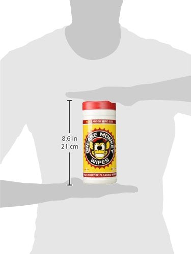 Multi-Purpose, Heavy Duty Cleaning Wipes Canister, 25-Count (Pack of 6)