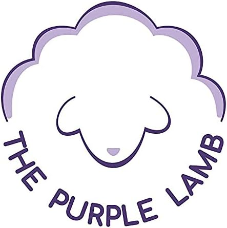 The Purple Lamb Scented Wool Dryer Balls Laundry – Lavender Infused - Antistatic Dryer Ball - XL 4 Pack - 100% Organic Fabric Softener - Shorten Drying time - Handmade in Nepal (4 Pack)