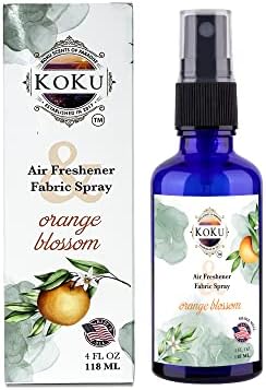 Orange Blossom Air Freshener - Room Spray - Odor Eliminator - Deodorizer - Car Air Freshener - Home Spray - Linen Spray - Fabric Refresher - Non-Toxic - Alcohol Free – 4 Oz