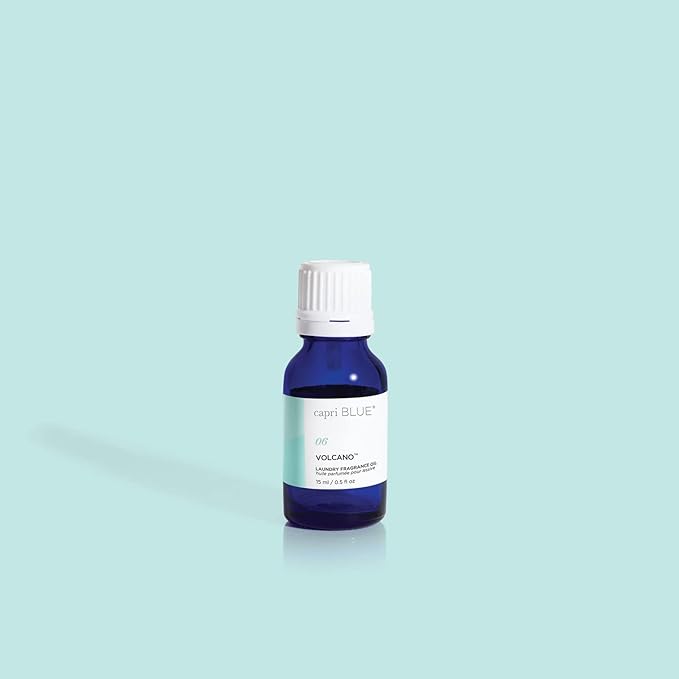 Capri Blue Volcano Laundry Fragrance Oil - Essential Oils for Wool Dryer Balls - Formulated with Grapefruit & Tangerine Essential Oils (0.5 fl oz)