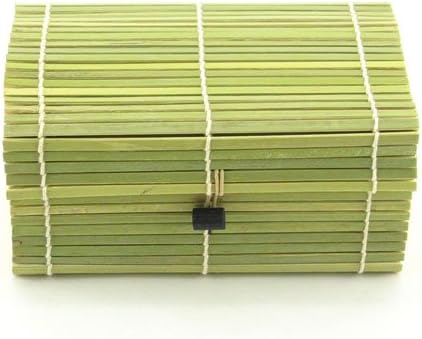 BambooMN Granulated Bamboo Charcoal Odor Absorber Bag in Decorative 6.25" x 3.5" x 3" Box, 2 Pieces