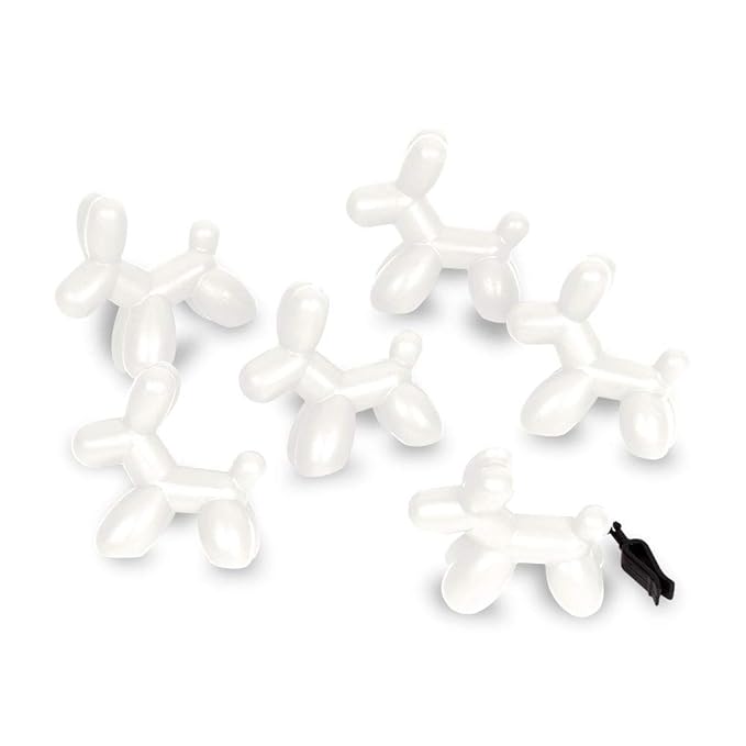Little Pup 96601-6PK New Car Scent Car Air Freshener Clip Provides Long-Lasting Freshness in a Compact Design, Fights Odors for up to 45 Days, Cute Car Odor Eliminator, Non-Toxic, Pack of 6