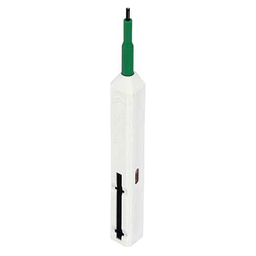 Veemoon Fiber Optic Connector Cleaning Fiber Cleaner Pen Fiber Optic Cleaner Equipment Fiber Cleaning Pen Fiber Optic Wire Cleaner Sc Special Style, 17.5x1.8cm, White, AR123380W81RORXI