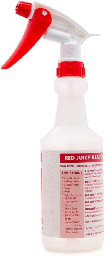 Speed Cleaning Red Juice All-Purpose, Heavy Duty Cleaner & Degreaser, Non-Toxic, Concentrated Formula. Comes with 16 oz. Mixing Bottle.