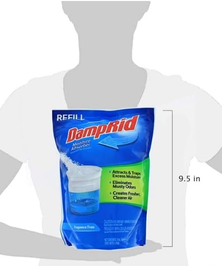 DampRid FG30K Moisture Absorber Refill, 42-Ounce
