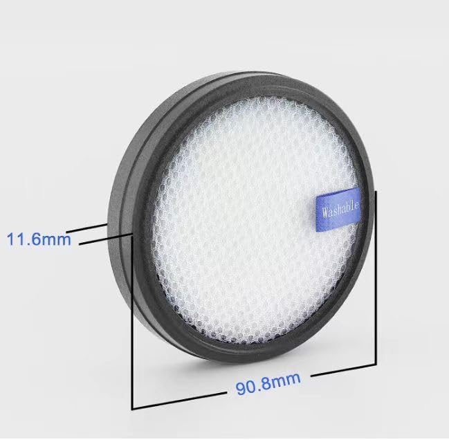 Chuancheng 2Pcs Vacuum Cleaner Dust HEPA Filter for PrettyCare W200 Wireless Vacuum Cleaner Filter Replacement Parts