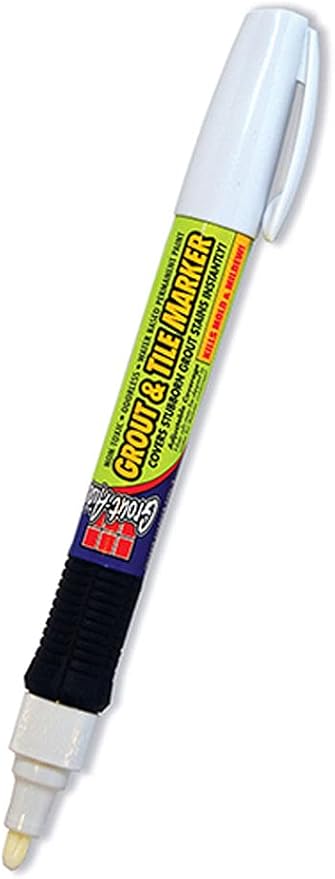 SKM Industries Grout Aide Grout and Tile Marker (White)