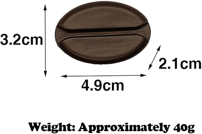2 Pcs Car Air Fresheners Vent Clip Coffee Bean Natural Gypsum aromatherapy essential oil diffuser Bitter Coffee Scent perfume fragrance Long Lasting Decorative Accessories decor gift (white)