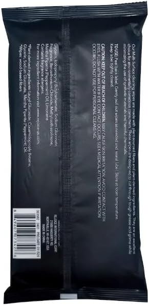 Mega Cleaning Wipes, Multi Surface Double-Sized for Large Cleaning Jobs, Peppermint Sage, Plant-Based Fibers & Plant Derived Ingredients, 7.8 x 11.7 inches, 30 Count