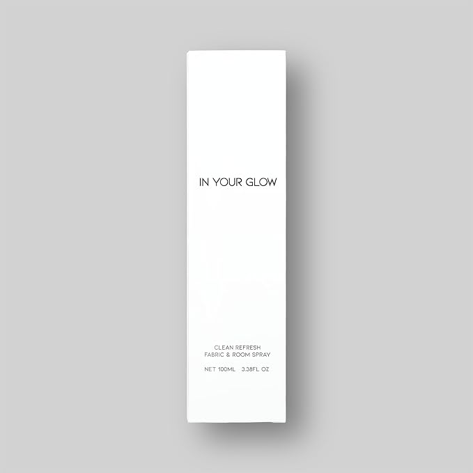 In Your Glow – N002 LINEN MUSK – Long-Lasting Clean Fabric & Room Mist Spray 100ml | Unisex Luxury Fragrance Spray & Odor Eliminator