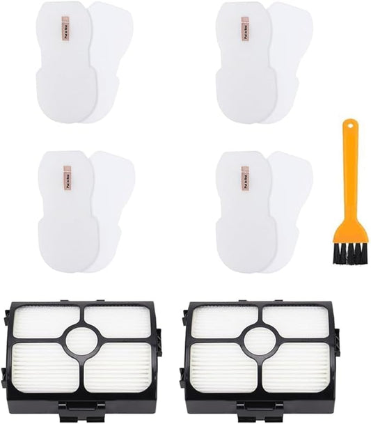HZ3002 Replacement Filters for Shark HZ3002 HZ3000 HZ4001AMZ HZ4002 Stratos Ultralight Corded Stick Vacuum, Replace part XFFKHZ3000 XHFHZ3000, 2 HEPA & 4 Foam and Felt Filters