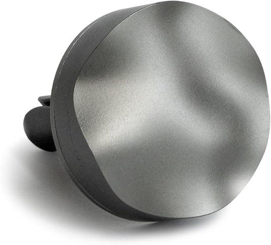 THEDOTS Gray Matte Metal Car Vent Clips, Refillable Air Freshener Car Decor, Moroccan Mint Tea Scent